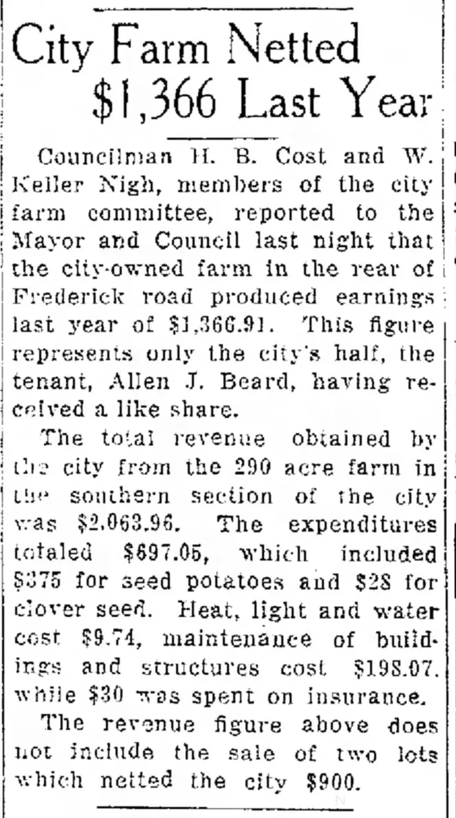 City Farm earnings article